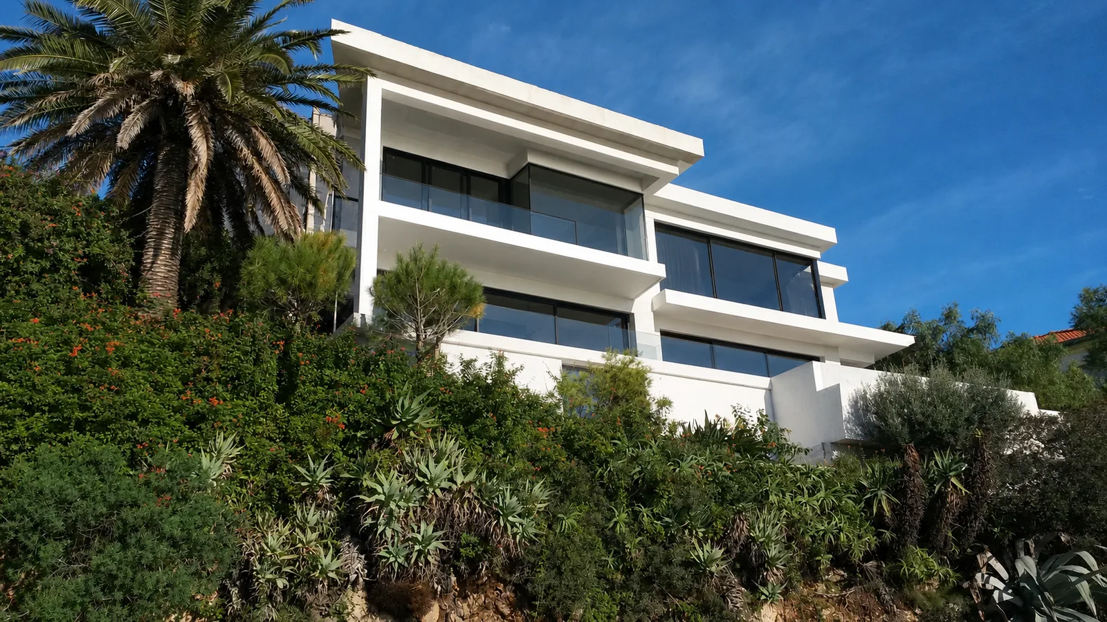 Villa contemporaine en ossature bois à Nice