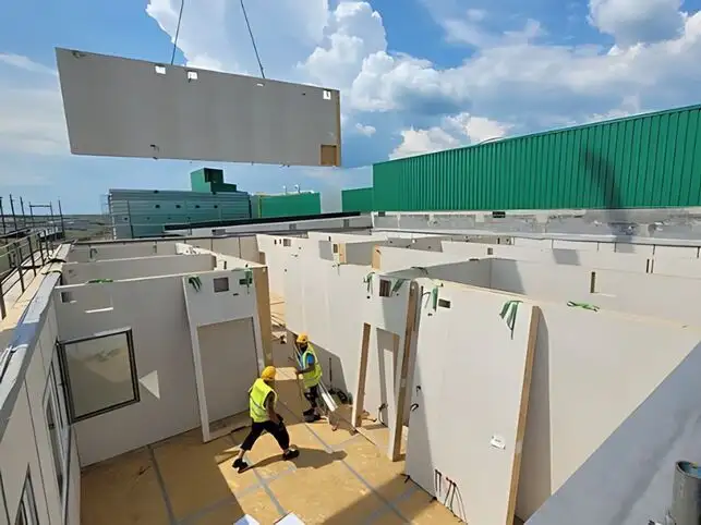 surélévation de construction en ossature bois