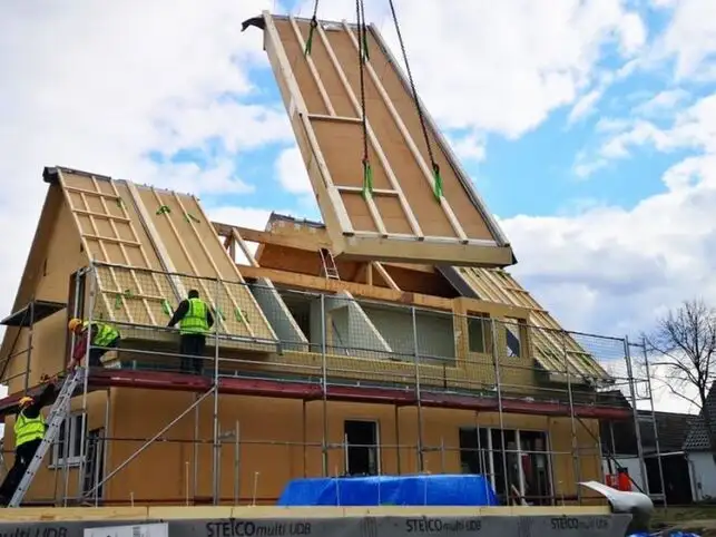 surélévation de construction en ossature bois