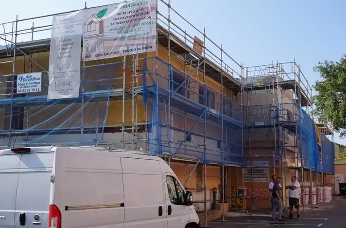 surélévation de construction en ossature bois