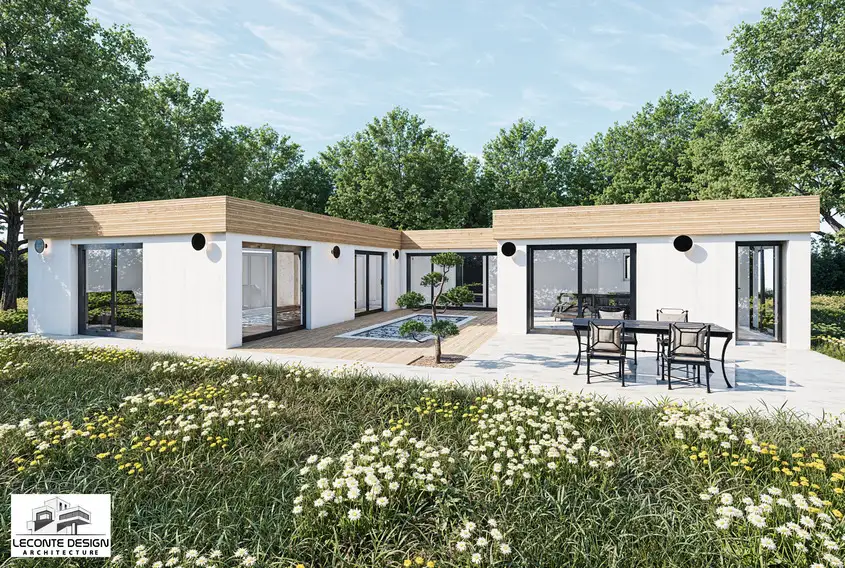 Villa type "Alex" entreprise de construction ossature bois haute densité