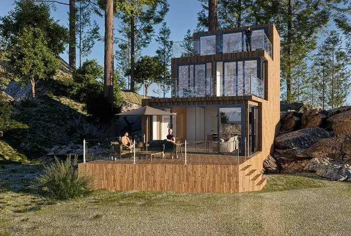 construction maison bois haute densité