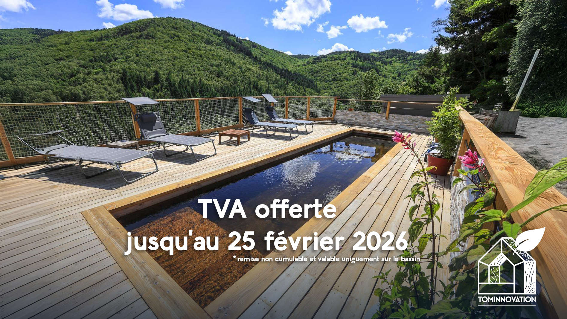 Promotion sur nos bassins